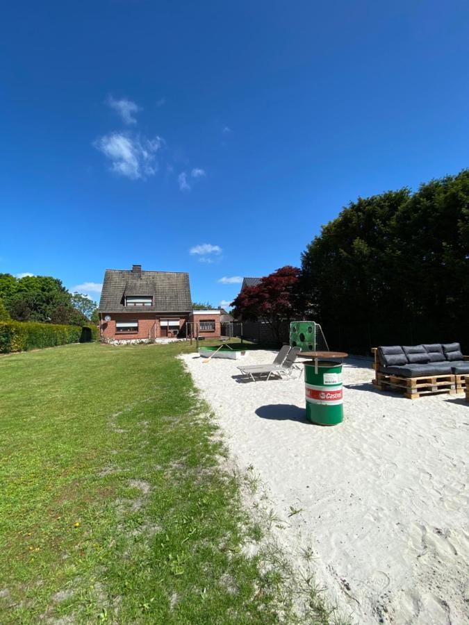 Ferienwohnung Im Erdgeschoss Mit Eingezaeunten Garten Und Terrasse Aurich Eksteriør bilde