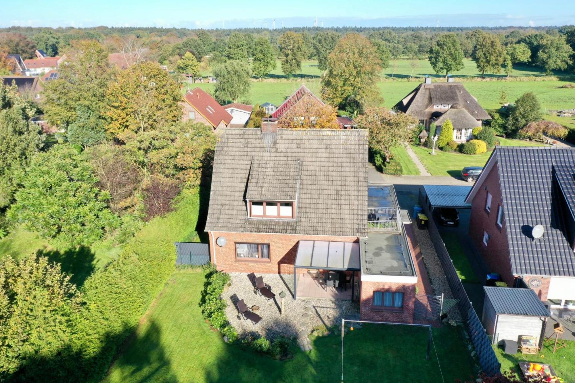 Ferienwohnung Im Erdgeschoss Mit Eingezaeunten Garten Und Terrasse Aurich Eksteriør bilde